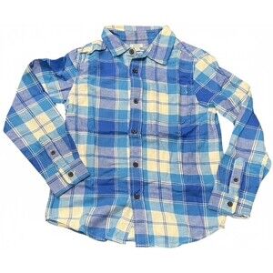 Long Sleeve Flannel Shirt - Husky Boys - Size: L (10/12)
